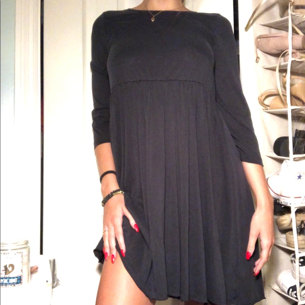 grey dress